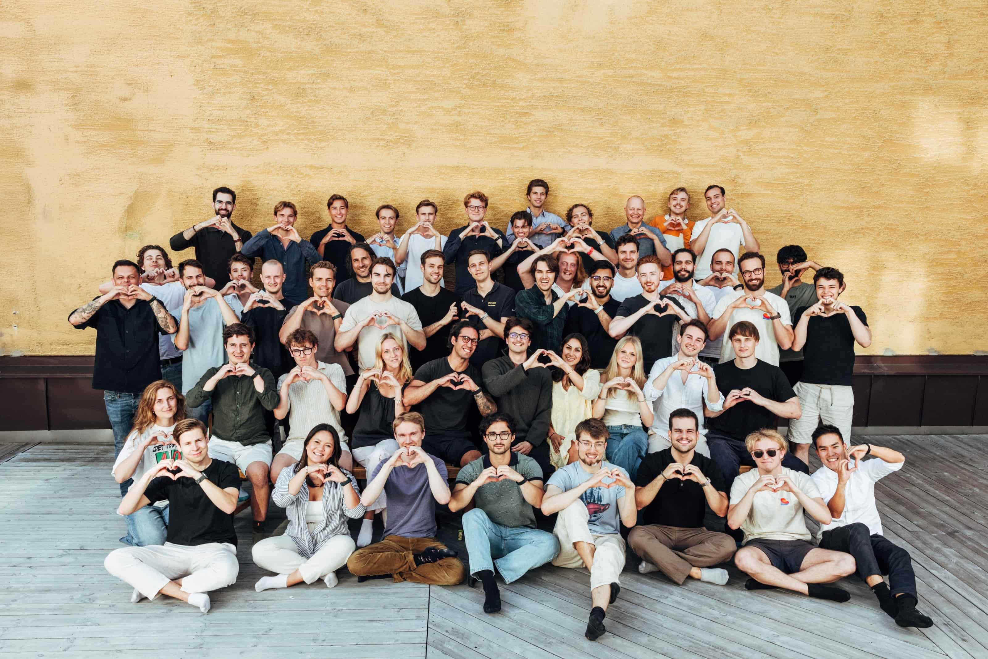 Lovable team at a community event